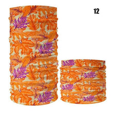 Load image into Gallery viewer, Cycling Mask Outdoor Sports Magic Head Scarf Printing Headband Bike Wrist Band Bandana for Windproof Sunscreen Bike Masks Bandanas Women Men Neck Gaiter Cover Turban Multipurpose Balaclava Elastic UV Face Shields for Women
