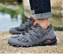 Load image into Gallery viewer, Cycling Mens Waterproof Outdoor Hiking Sneakers Men's Trail Running Shoes Fashion Hiking Sneakers For Men Tennis Cross Training Shoe Mens Casual Outdoor Walking Workout Footwear
