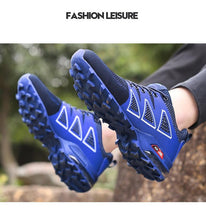 Load image into Gallery viewer, Cycling Mens Waterproof Outdoor Hiking Sneakers Men's Trail Running Shoes Fashion Hiking Sneakers For Men Tennis Cross Training Shoe Mens Casual Outdoor Walking Workout Footwear
