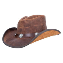 Load image into Gallery viewer, Head'n Home Cyclone (Buffalo) - Leather Cowboy Hat
