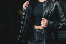 Load image into Gallery viewer, Cyclone - Women's Motorcycle Leather Jacket
