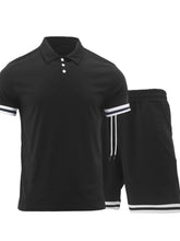 Load image into Gallery viewer, Men's Short Sleeve Polo and Shorts Set
