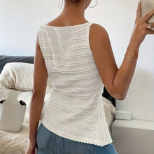 Load image into Gallery viewer, Trendy Square Neck Button Up Vest Top Y2k Going Out Tank Tops
