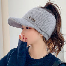 Load image into Gallery viewer, Rabbit Hair Blend Wide Brim Dome Hat
