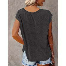 Load image into Gallery viewer, 2-Pack Wildflowers Graphic Print V-Neck Tee Tops
