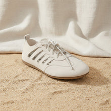 Load image into Gallery viewer, Women's French Hollow Mary Jane Flats – Lace-Up Hidden Platform
