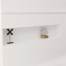 Load image into Gallery viewer, Natural White Corner Computer Desk with Hutch and Storage
