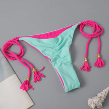 Load image into Gallery viewer, New Festival Flame Halter Bikini Set for Women – Triangle V-Neck Backless Two-Piece Swimsuit with Tie Side Bottoms &amp; Adjustable Lace-Up Fit – Sleek Polyamide Swimwear for Koningsdag/King’s Day &amp; Summer Beach Celebrations
