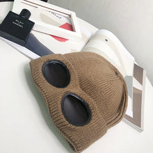 Load image into Gallery viewer, Women’s Pilot Wool Knit Hat – Winter Warm Knitted Aviator-Style Hat
