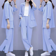 Load image into Gallery viewer, Long Sleeve Suit Jacket &amp; Pants Two-Piece Set – 3 Colors, M–6XL
