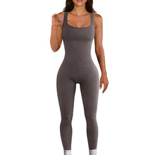 Load image into Gallery viewer, Women’s Ribbed Sleeveless Jumpsuit
