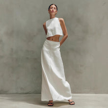Load image into Gallery viewer, Women's Sleeveless Slimming Maxi Dress Two-Piece Set
