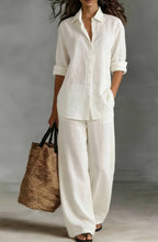 Load image into Gallery viewer, Women's Polyester Two-Piece Suit Set – Blazer &amp; Pants Co-Ord
