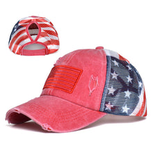 Load image into Gallery viewer, Women's Ripped Embroidered Baseball Cap – Breathable Dome Top Polyester Hat
