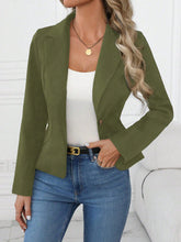 Load image into Gallery viewer, Women's Slim Fit Solid Color Blazer – French Style Long Sleeve Jacket

