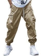 Load image into Gallery viewer, Multi-pocket Cargo Pants Men&#39;s Casual Hip-Hop Drawstring Trousers Outdoor Streetwear Sports Pant
