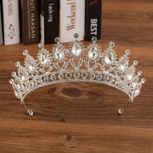 Load image into Gallery viewer, Bridal Crown Wedding Alloy Diamond Crown Fashion Elegant Headdress
