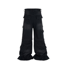 Load image into Gallery viewer, NOIR CONVERT CARGO DENIM
