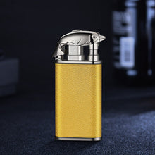 Load image into Gallery viewer, Creative Blue Flame Lighter Dolphin Dragon Tiger Double Fire Metal Winproof Lighter Inflatable Lighter
