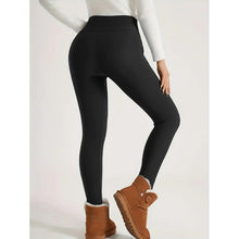 Load image into Gallery viewer, Women’s High-Waist Fleece-Lined Warm Leggings
