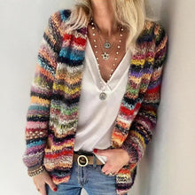 Load image into Gallery viewer, Women's Colorful Long Sleeve Cardigan
