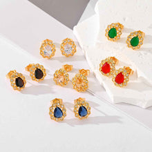 Load image into Gallery viewer, Fashion Multi-Color Zircon Earrings for Women - Stylish Accessories
