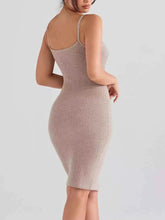 Load image into Gallery viewer, Stylish Ribbed Button-Front : Bodycon Dress
