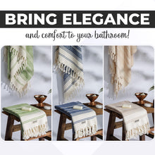 Load image into Gallery viewer, Indulge in the Luxury of 100% Certified Organic Turkish Cotton Towels

