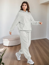 Load image into Gallery viewer, Women’s Plus Size Lounge Set – Oversized Hoodie &amp; Baggy Sweatpants
