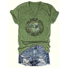 Load image into Gallery viewer, Letter Print Short Sleeve T-Shirt Casual Summer Top
