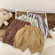 Load image into Gallery viewer, Soft Cotton Striped Bloomers for Newborns and Toddlers - # BAAA1B11010006
