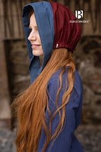 Load image into Gallery viewer, Bonnet Dagmar Bordeaux/Woad Blue
