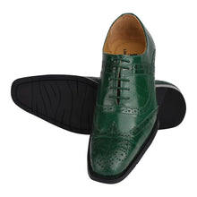 Load image into Gallery viewer, Dallas Genuine Leather Oxford Style Brogue Dress Shoes
