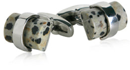 Dalmation Jasper Stone Cufflinks