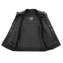 Load image into Gallery viewer, Daredevil Men's Motorcycle Twill/Leather Jacket
