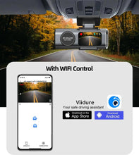 Load image into Gallery viewer, 4K Dual Lens Dashboard Cam with Night Vision &amp; GPS - Built-in Wi-Fi &amp; Parking Mode

