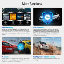 Load image into Gallery viewer, 4K Dual Lens Dashboard Cam with Night Vision &amp; GPS - Built-in Wi-Fi &amp; Parking Mode
