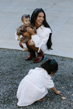Load image into Gallery viewer, Dashing Floral Petite Hair Bow
