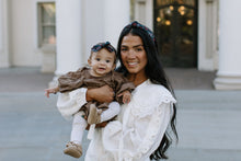 Load image into Gallery viewer, Dashing Floral Petite Hair Bow
