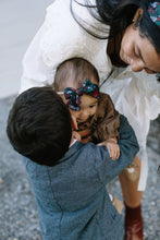 Load image into Gallery viewer, Dashing Floral Petite Hair Bow

