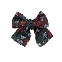 Load image into Gallery viewer, Dashing Floral Petite Hair Bow
