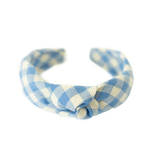 Load image into Gallery viewer, Daybreak Plaid Knotted Headband
