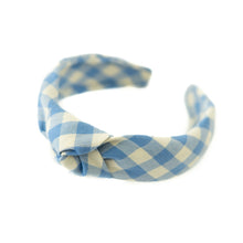 Load image into Gallery viewer, Daybreak Plaid Knotted Headband
