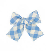 Load image into Gallery viewer, Daybreak Plaid Petite Hair Bow
