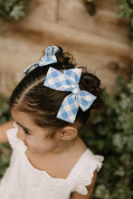 Load image into Gallery viewer, Daybreak Plaid Petite Hair Bow
