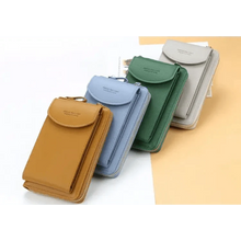 Load image into Gallery viewer, Dazzling Women Wallet Bags Big Card Holder Clutch Messenger Long Shoulder Straps - Trendy Designer Female Clutch Cross Body Bag
