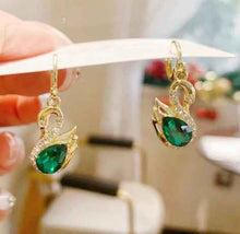 Load image into Gallery viewer, Sweet Rhinestone Swan Earrings for Women - Fashion Jewelry
