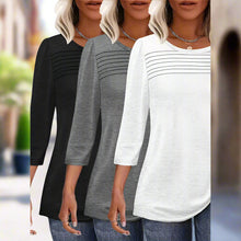 Load image into Gallery viewer, Women's 3-Pack 3 4 Sleeve Tunic Tops
