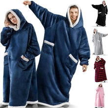 Load image into Gallery viewer, Winter TV Hoodie Blanket Winter Warm Home Clothes Women Men Oversized Pullover With Pockets
