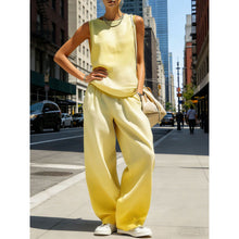 Load image into Gallery viewer, Women's Sleeveless Cardigan Top &amp; Pants Two-Piece Set
